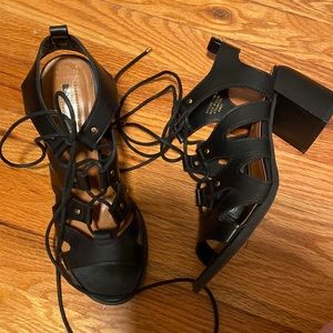 Lace up heels